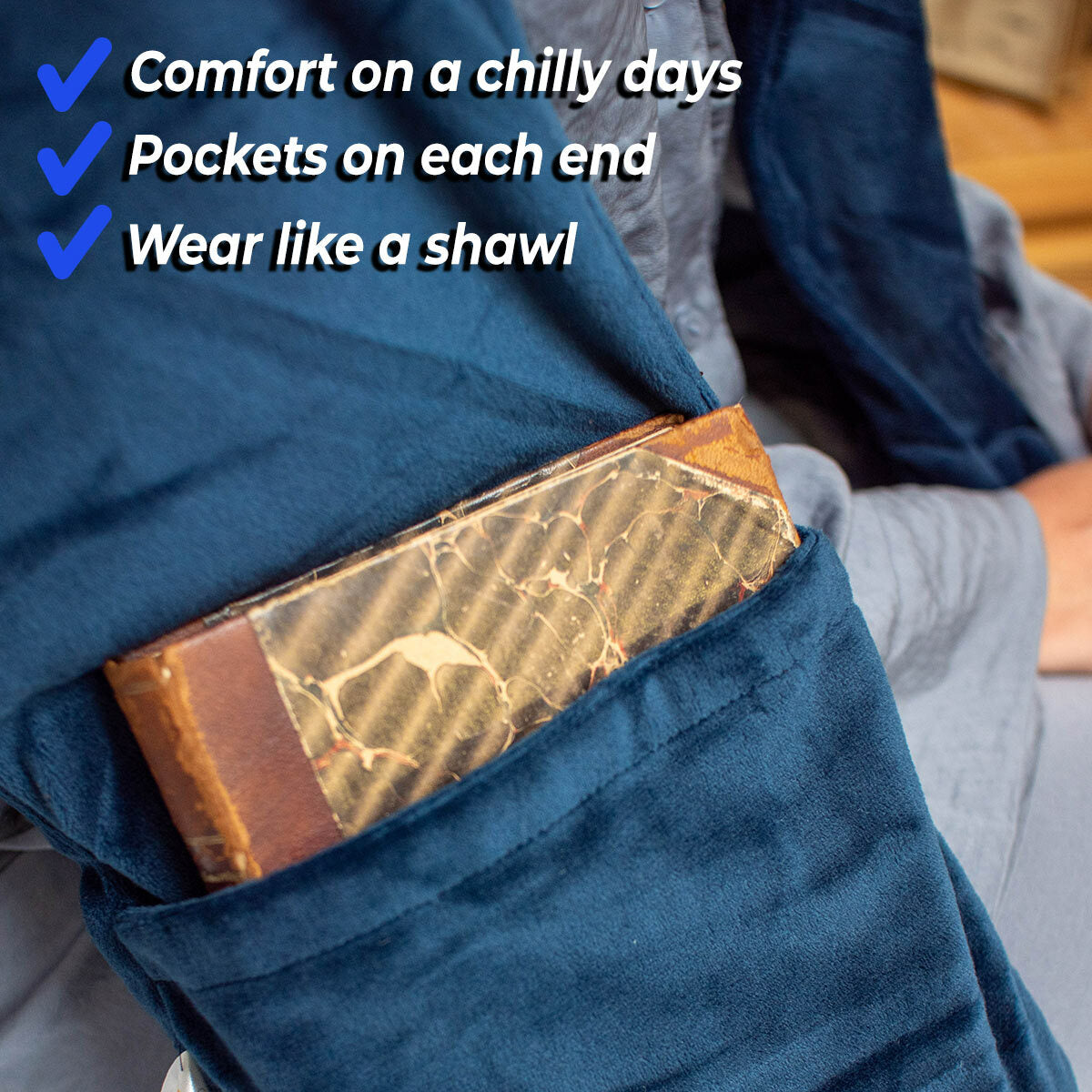 
              Polar Night Weighted Reader Wrap