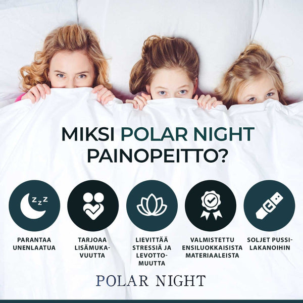 Polar Night Weighted Blanket 5-13kg, 150x200cm (cotton) - 79,90